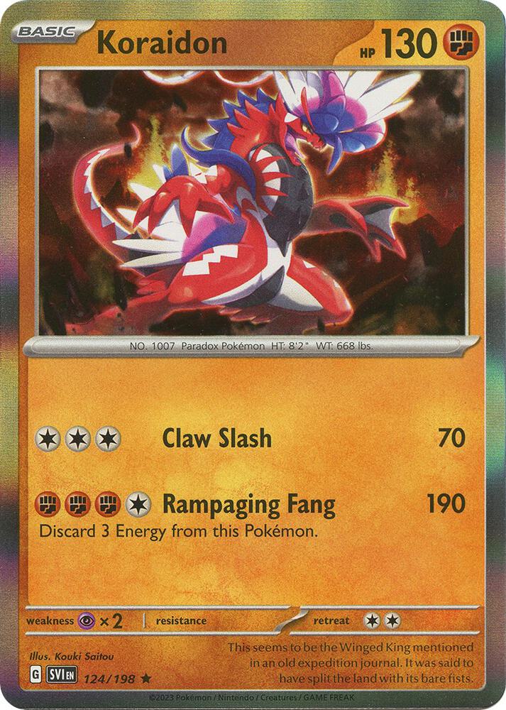 Koraidon debut card