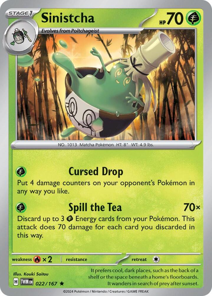 Sinistcha debut card