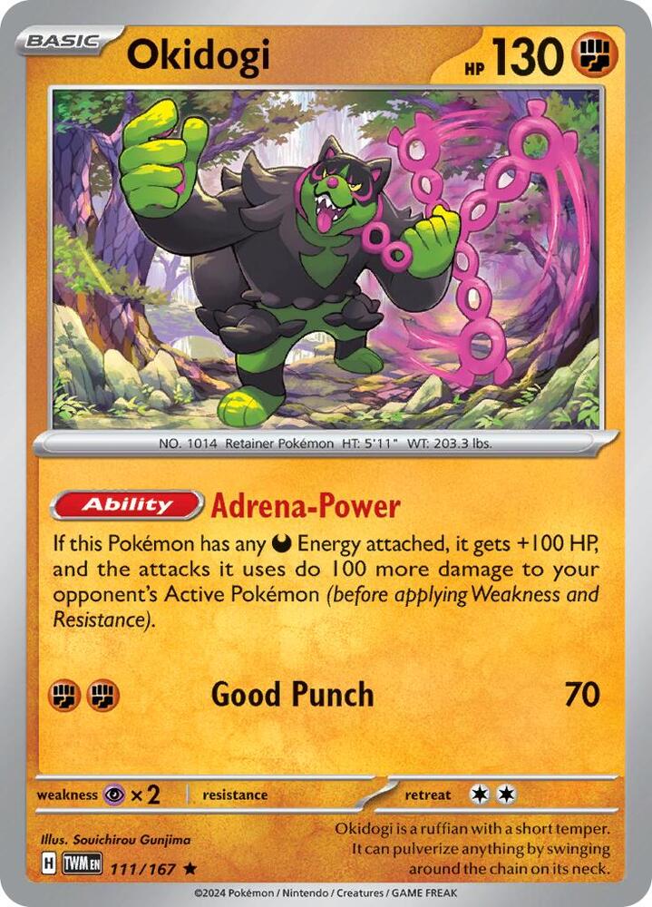 Okidogi debut card