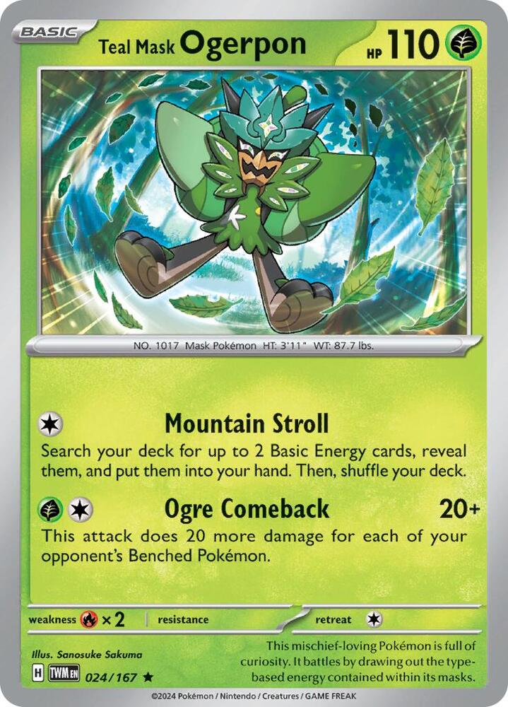 Ogerpon debut card