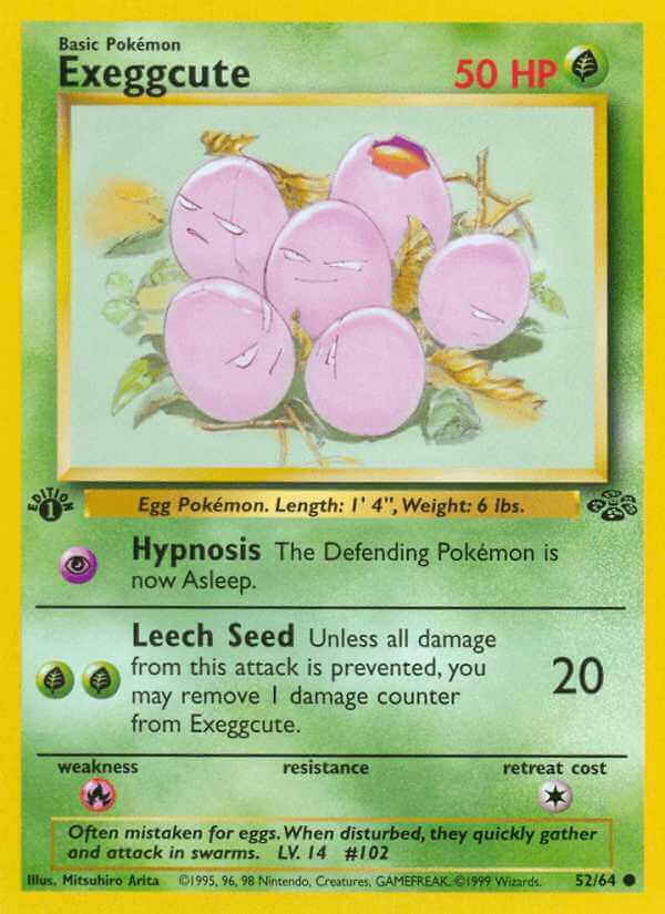 Exeggcute debut card
