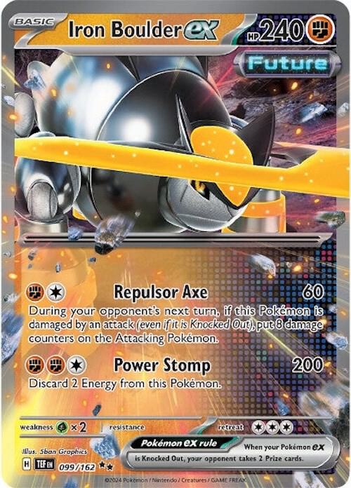 Iron Boulder debut card