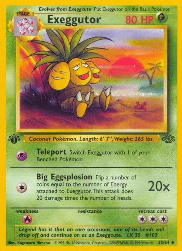 Exeggutor debut card