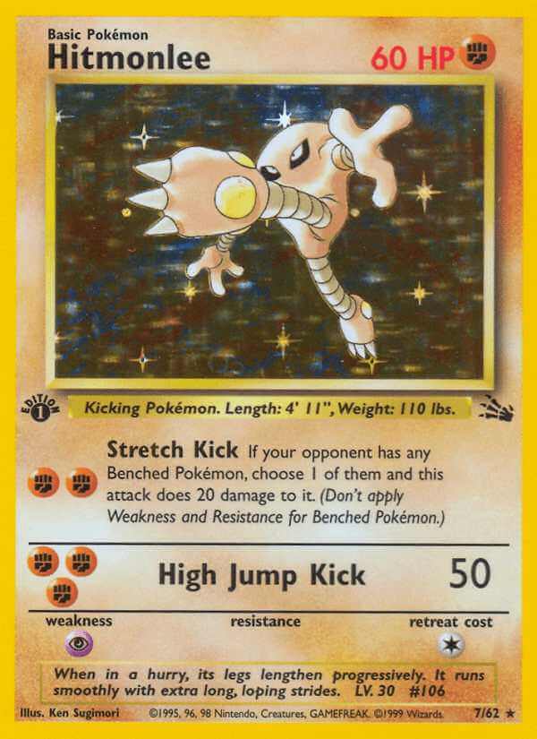 Hitmonlee debut card