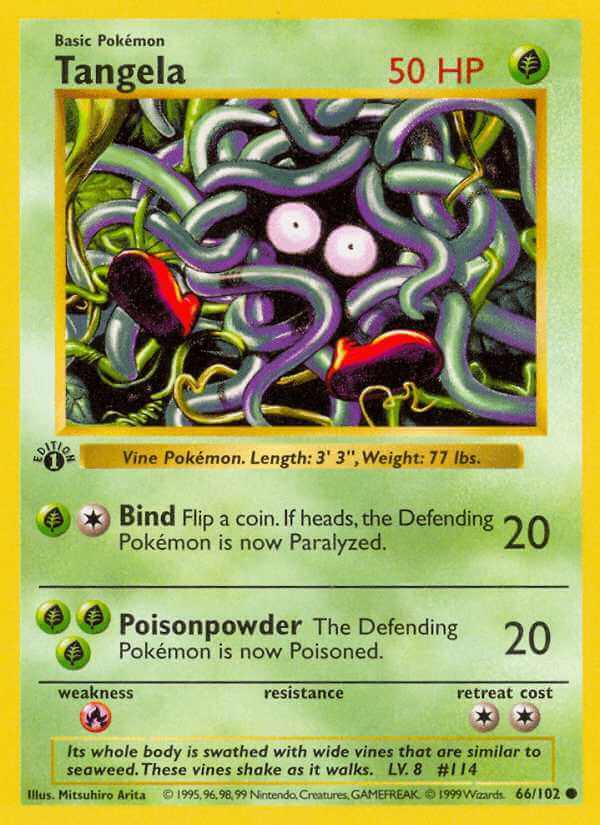 Tangela debut card