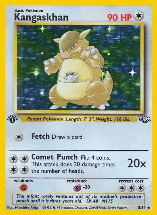 Kangaskhan debut card