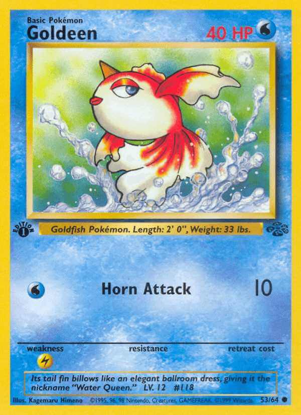 Goldeen debut card