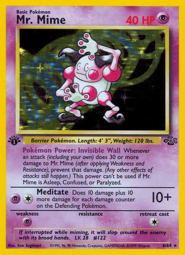 Mr. Mime debut card