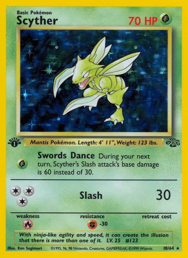 Scyther debut card