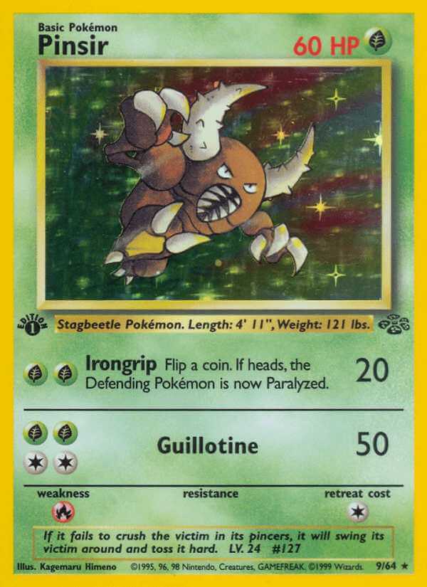 Pinsir debut card