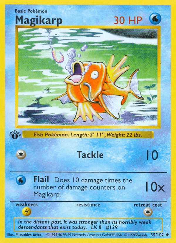 Magikarp debut card