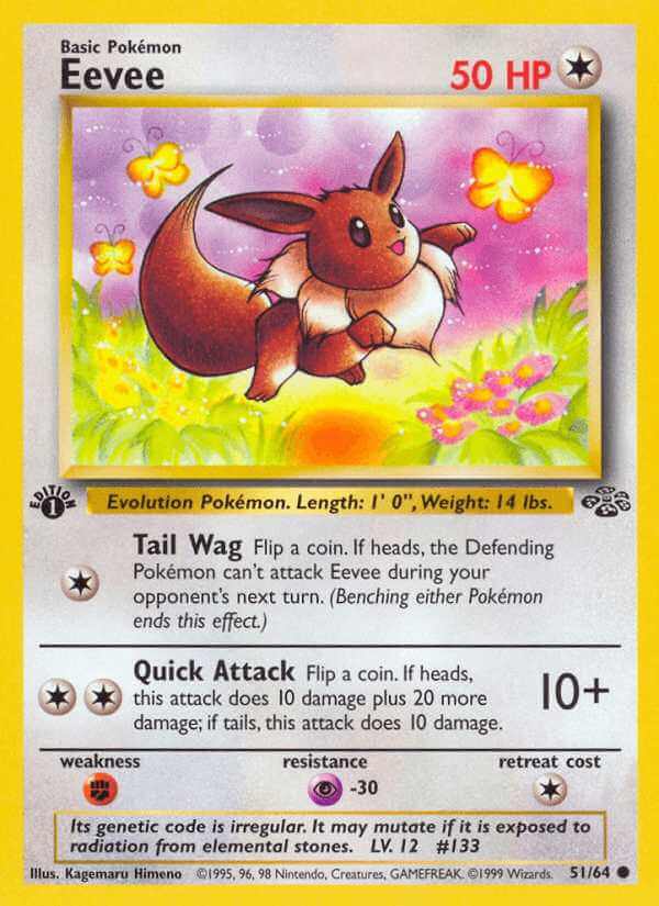 Eevee debut card