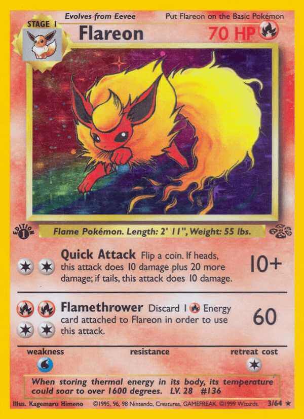 Flareon debut card