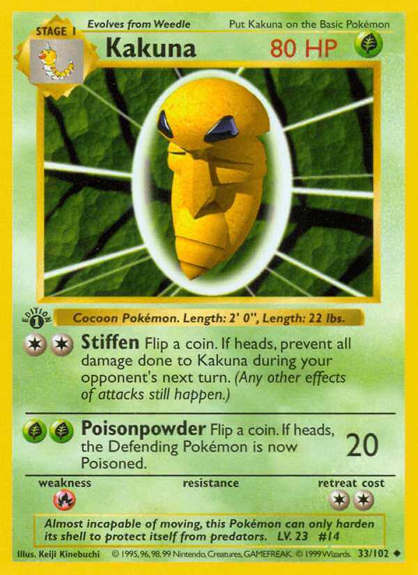 Kakuna debut card