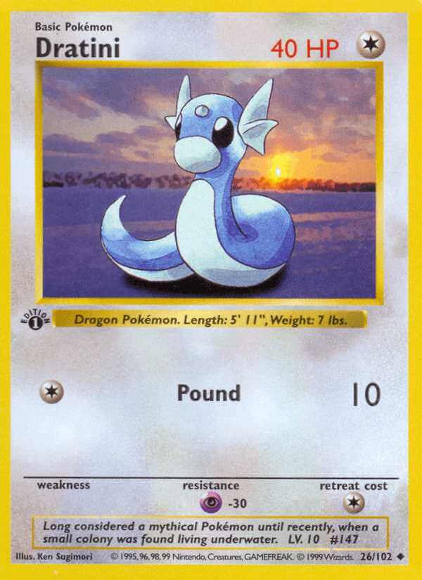Dratini debut card
