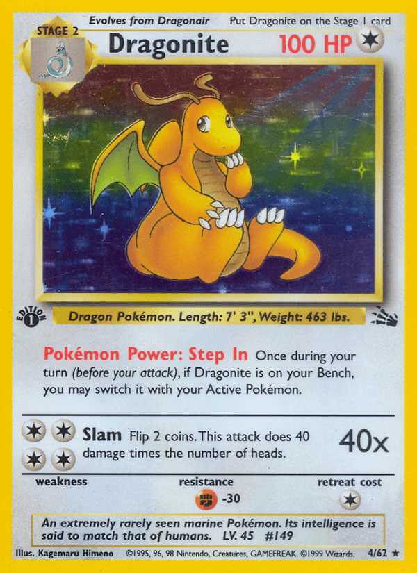 Dragonite debut card