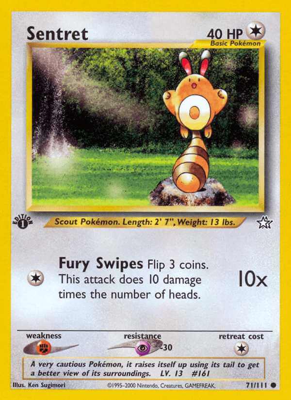 Sentret debut card