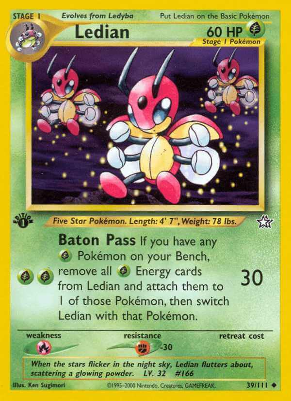 Ledian debut card