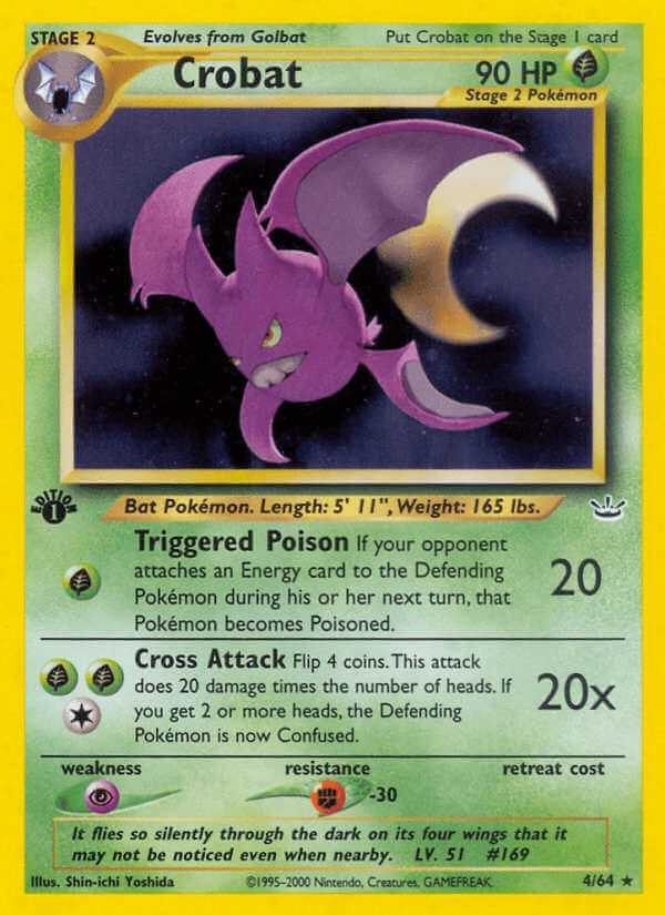 Crobat debut card