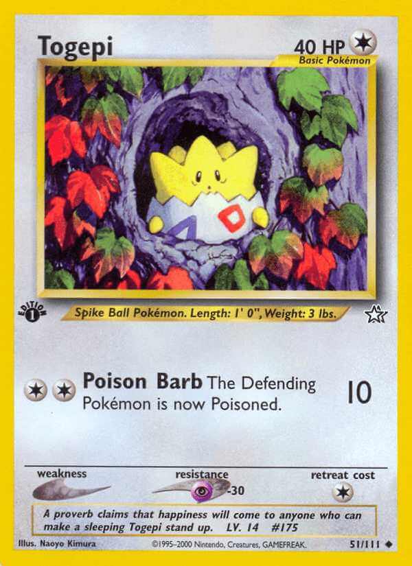 Togepi debut card