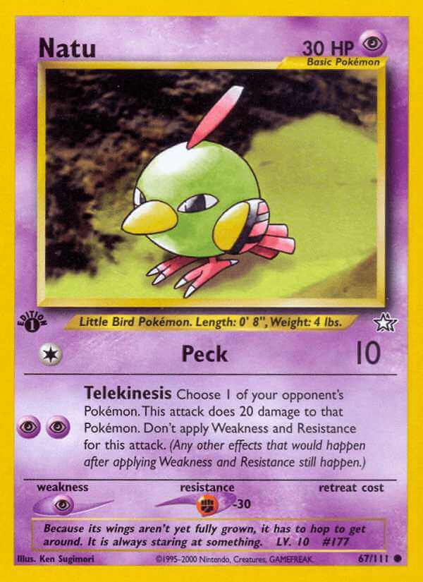 Natu debut card