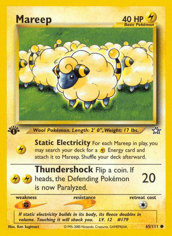 Mareep debut card