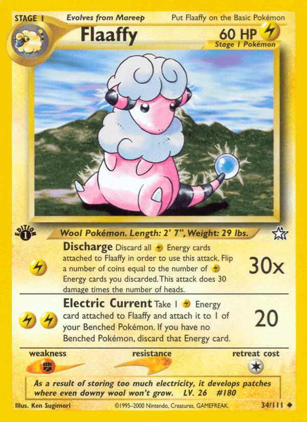 Flaaffy debut card