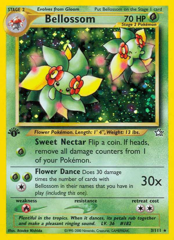 Bellossom debut card