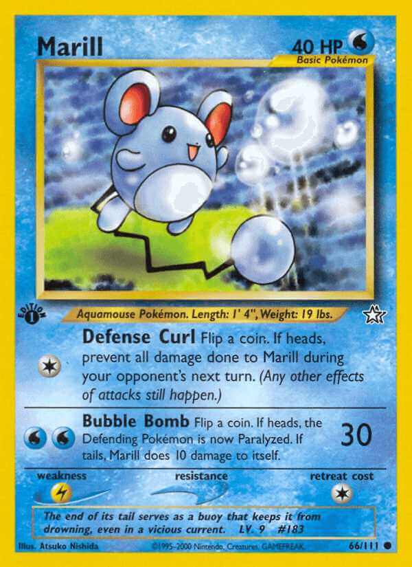 Marill debut card