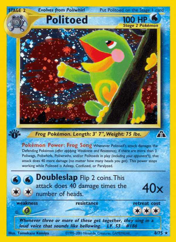 Politoed debut card