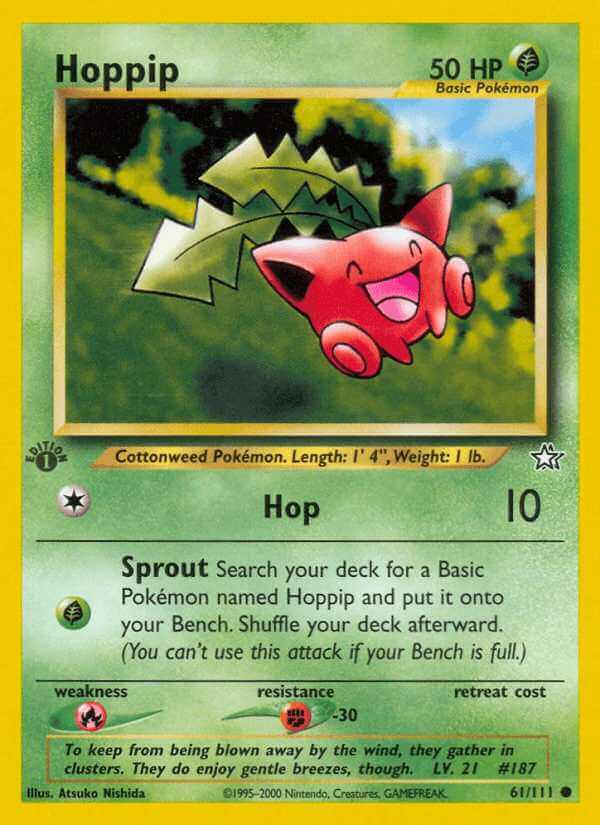 Hoppip debut card