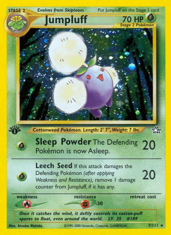 Jumpluff debut card