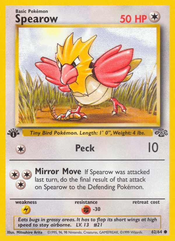 Spearow debut card