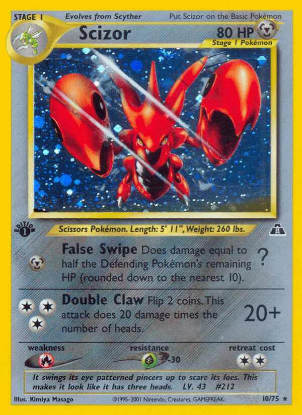 Scizor debut card