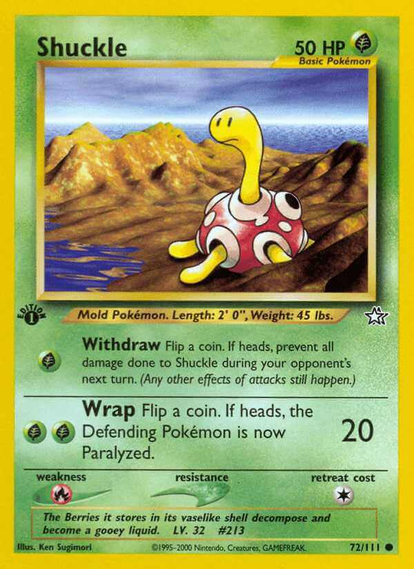 Shuckle debut card