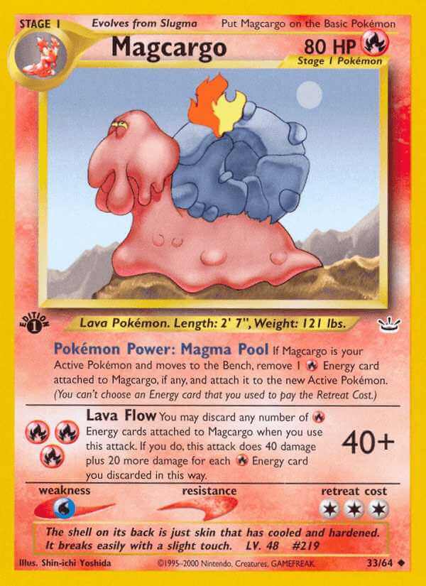 Magcargo debut card
