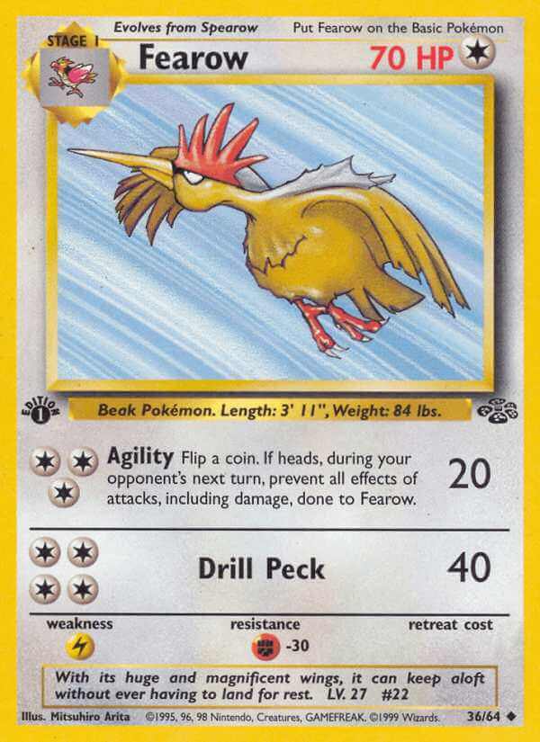 Fearow debut card