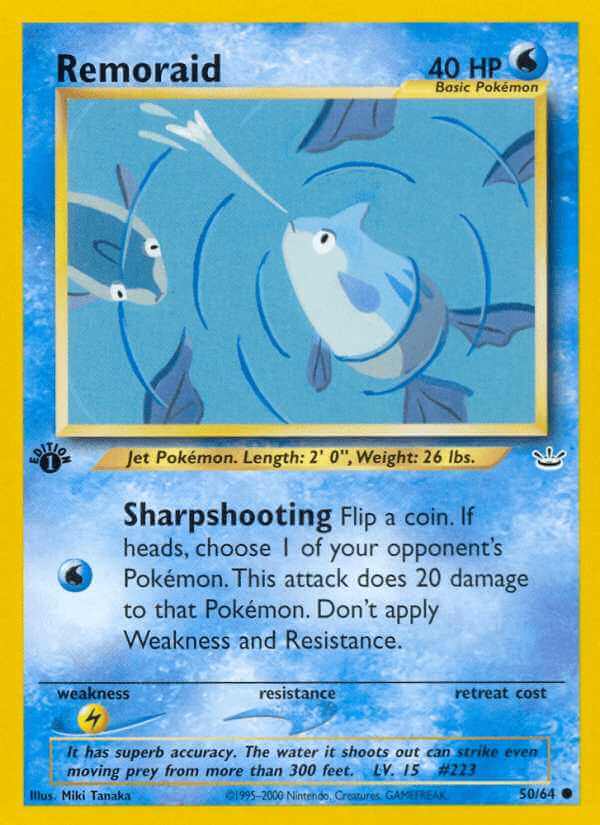 Remoraid debut card