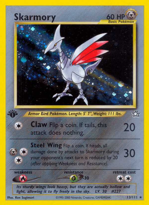 Skarmory debut card