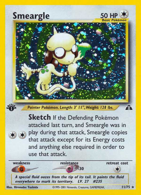 Smeargle debut card