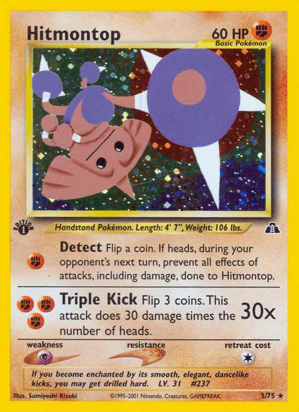 Hitmontop debut card