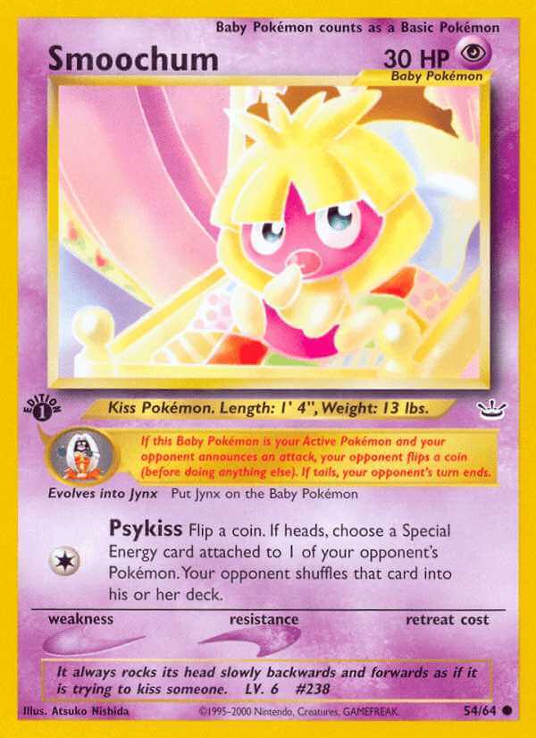 Smoochum debut card