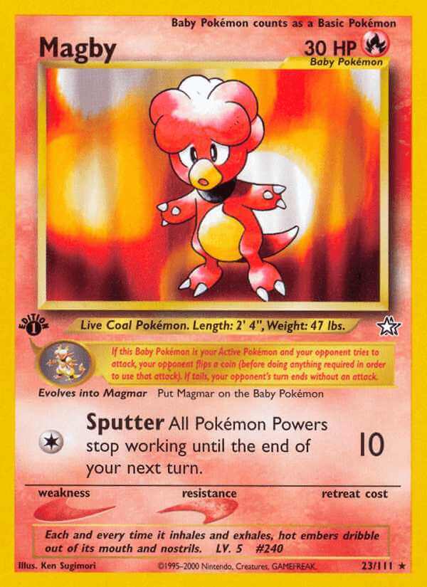 Magby debut card