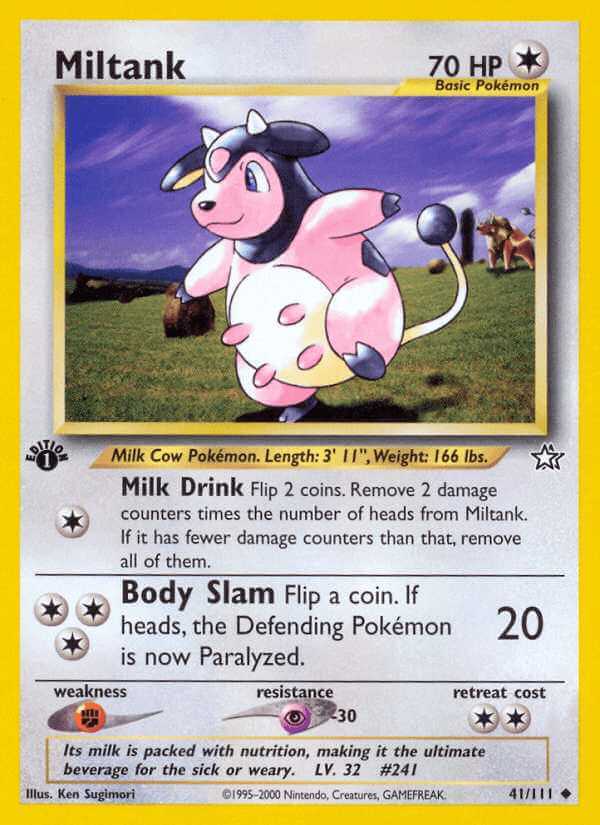 Miltank debut card