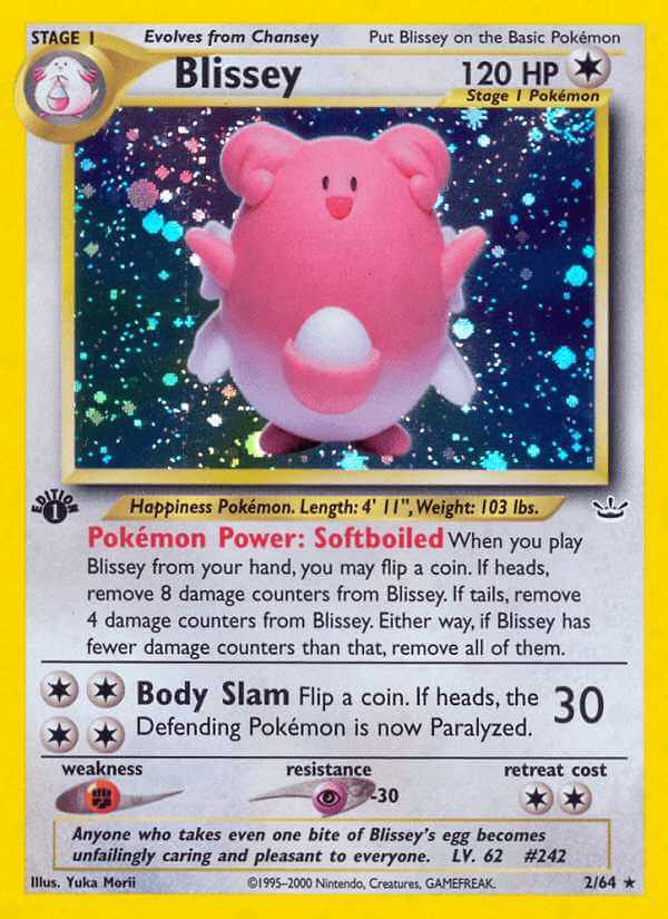 Blissey debut card