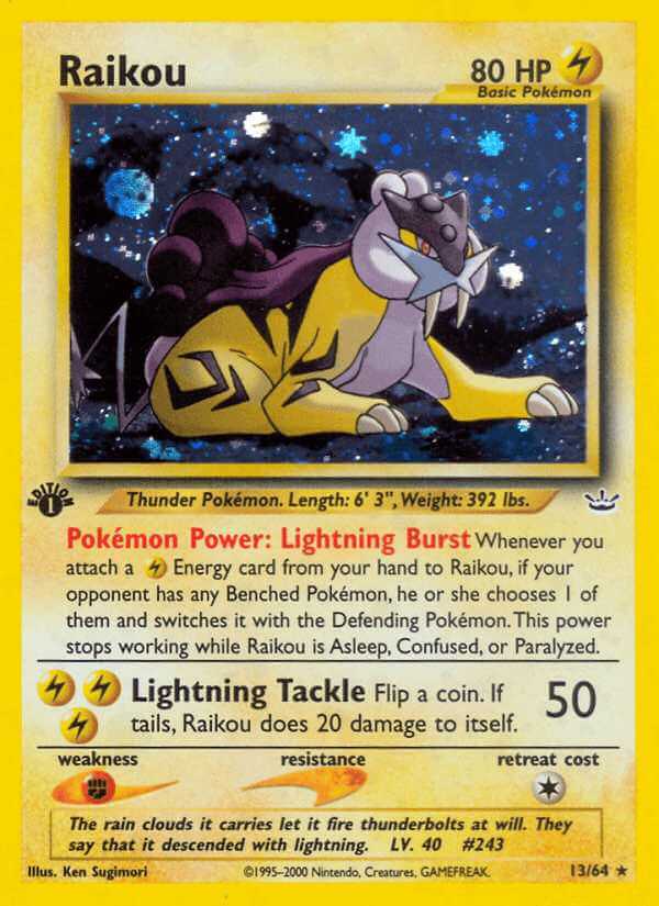Raikou debut card