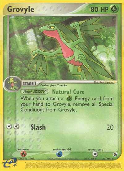 Grovyle debut card