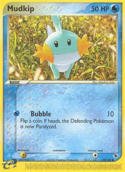 Mudkip debut card