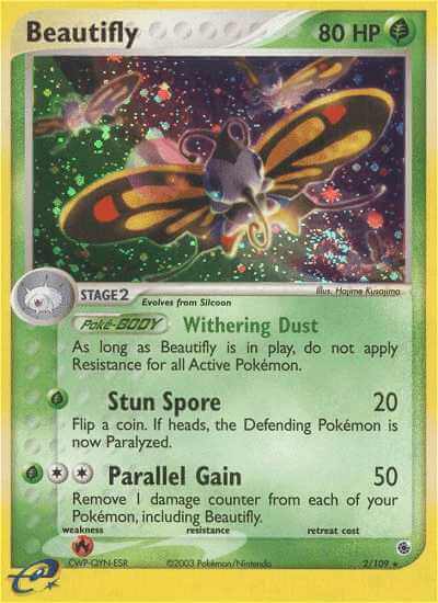 Beautifly debut card