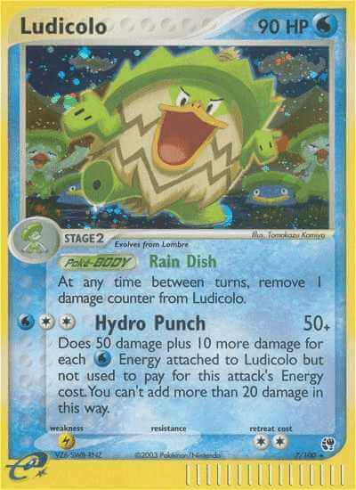 Ludicolo debut card